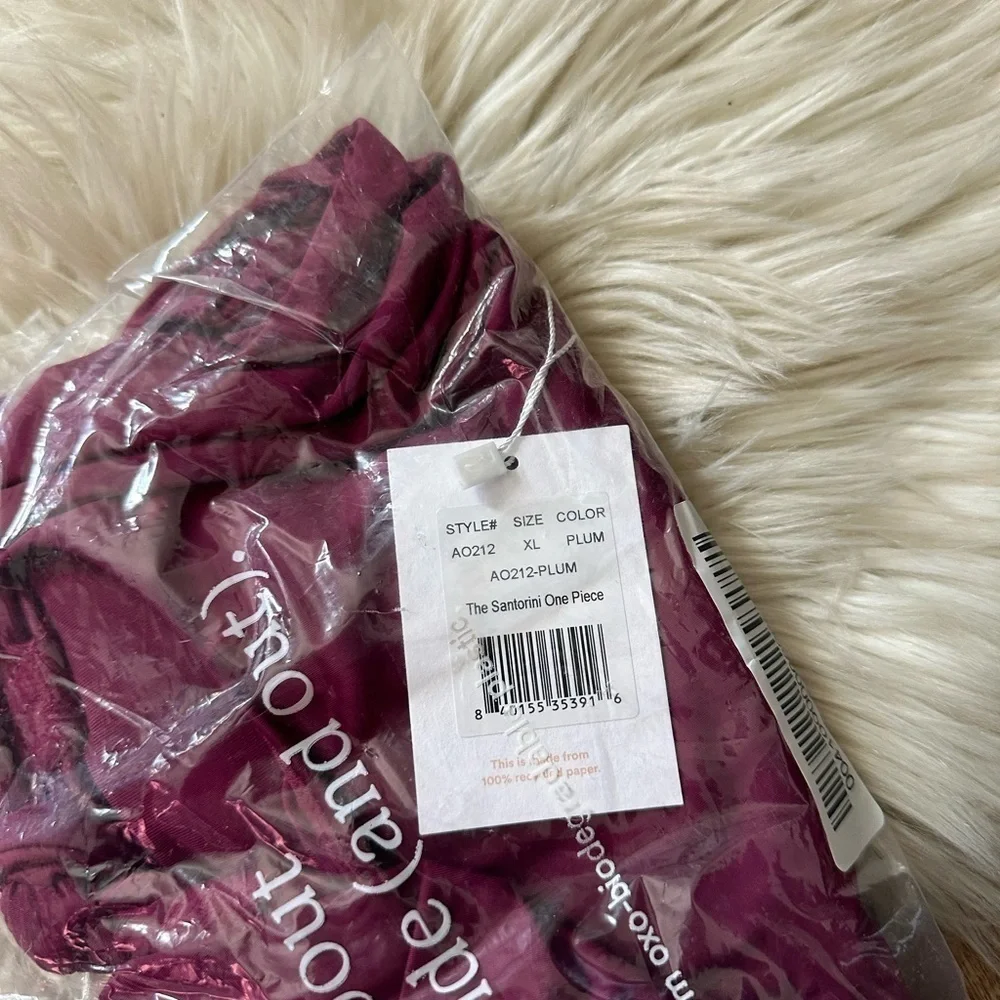 ANDIE The Santorini One Piece Swimsuit In Plum